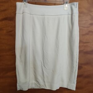 White House Black Market Elegant Cream Pencil Skirt